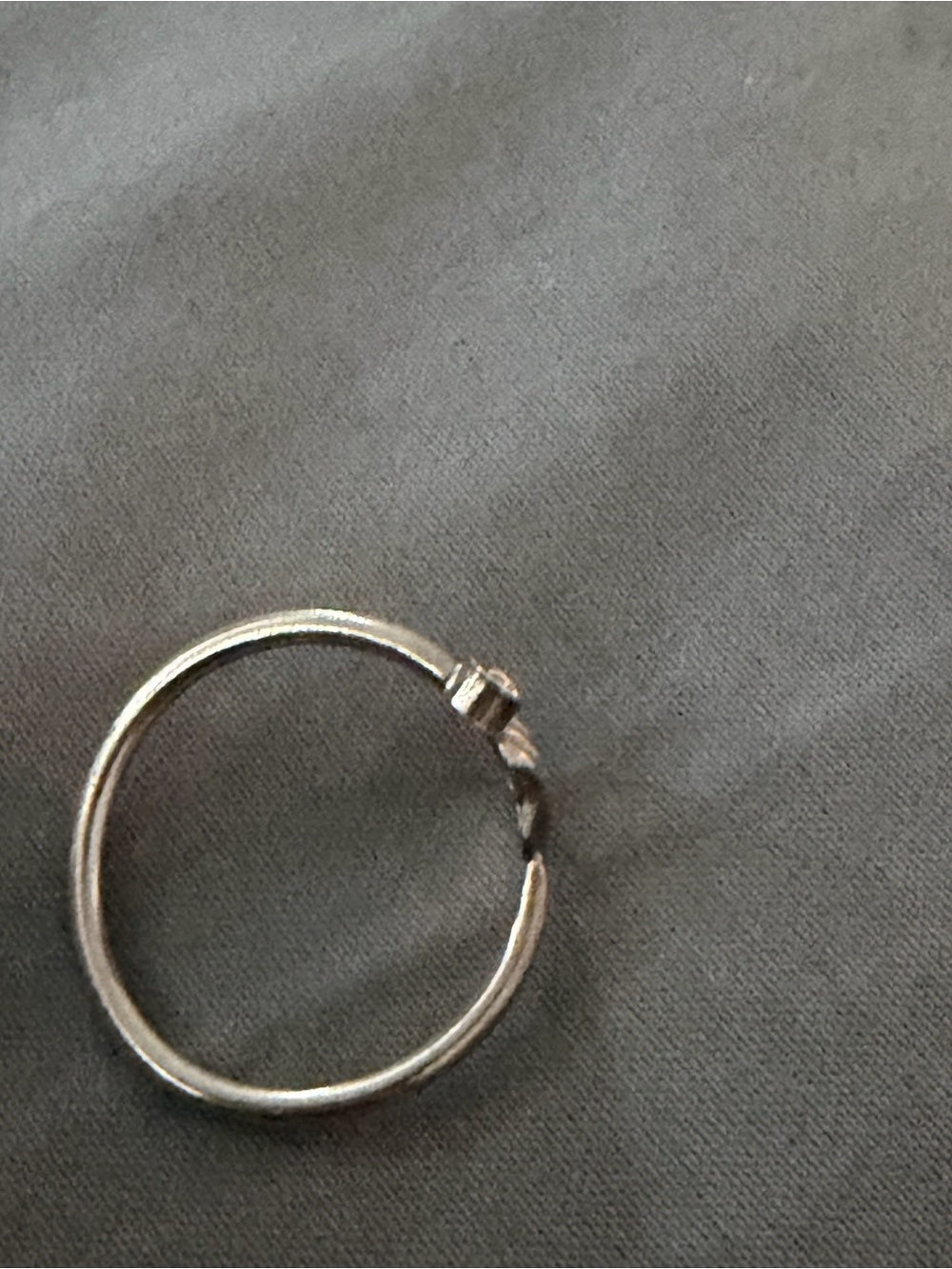 Sterling Silver Shell Open Ring in Silver - Picture 4 of 5